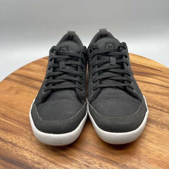 Merrell Rant Mens Size 8.5 Black Canvas Leather Casual Comfort Walking Sneakers - Picture 2 of 8